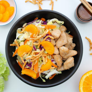 Chinese-Chicken-Salad-Recipe-Header-Image-Bowl-and-Chopsticks