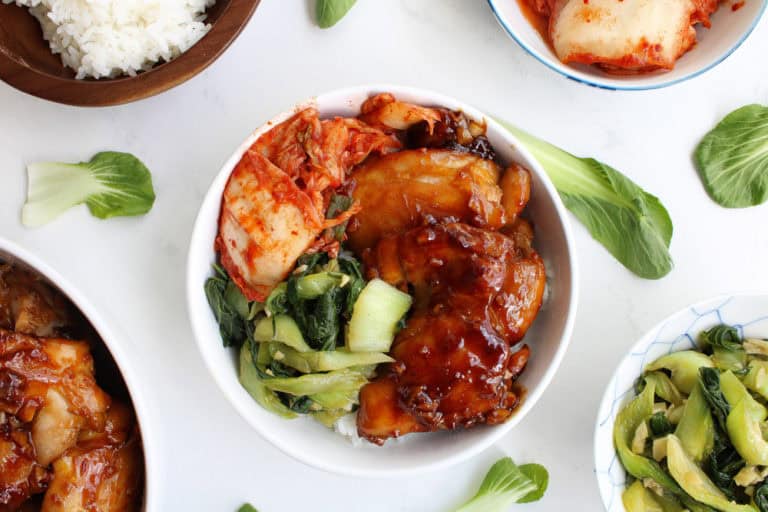 Teriyaki Chicken Easy in a bowl