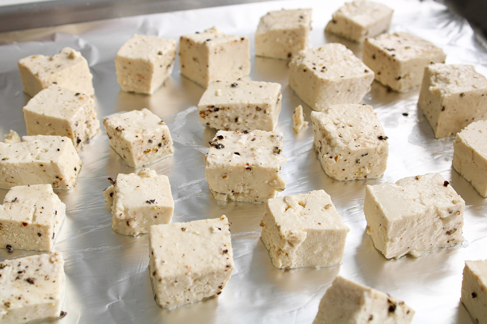 how-to-cook-tofu-for-beginners-raw-tofu-on-baking-sheet