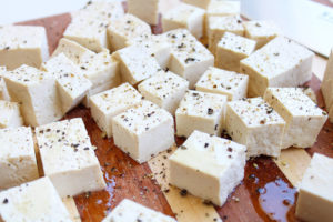 How to Cook Tofu for Beginners tofu on board