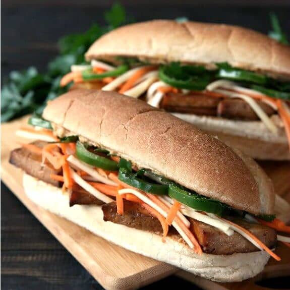 Vegan Banh Mi Sandwich