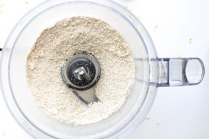 How to Make Oat Flour oats blended in a food processor