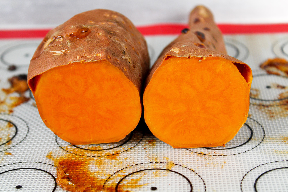 how-to-roast-sweet-potatoes-in-the-oven-sweet-potato-cut-in-half