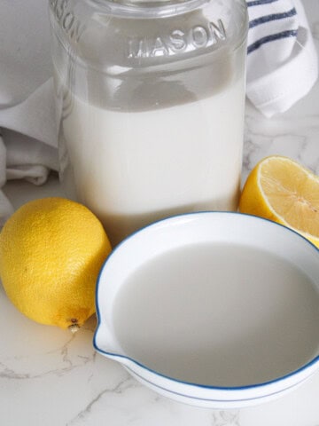 non dairy substitutes for buttermilk landscape close up