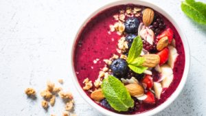 smoothie in a bowl